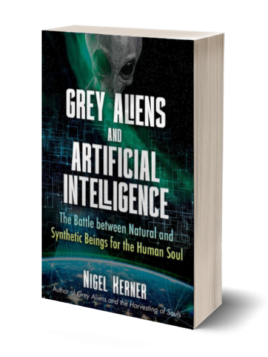 Packshot of the book 'Grey Aliens and Artificial Intelligence'